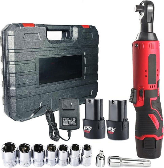 Cordless Electric Ratchet Wrench Set